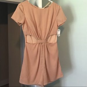Ark & Co nude romper